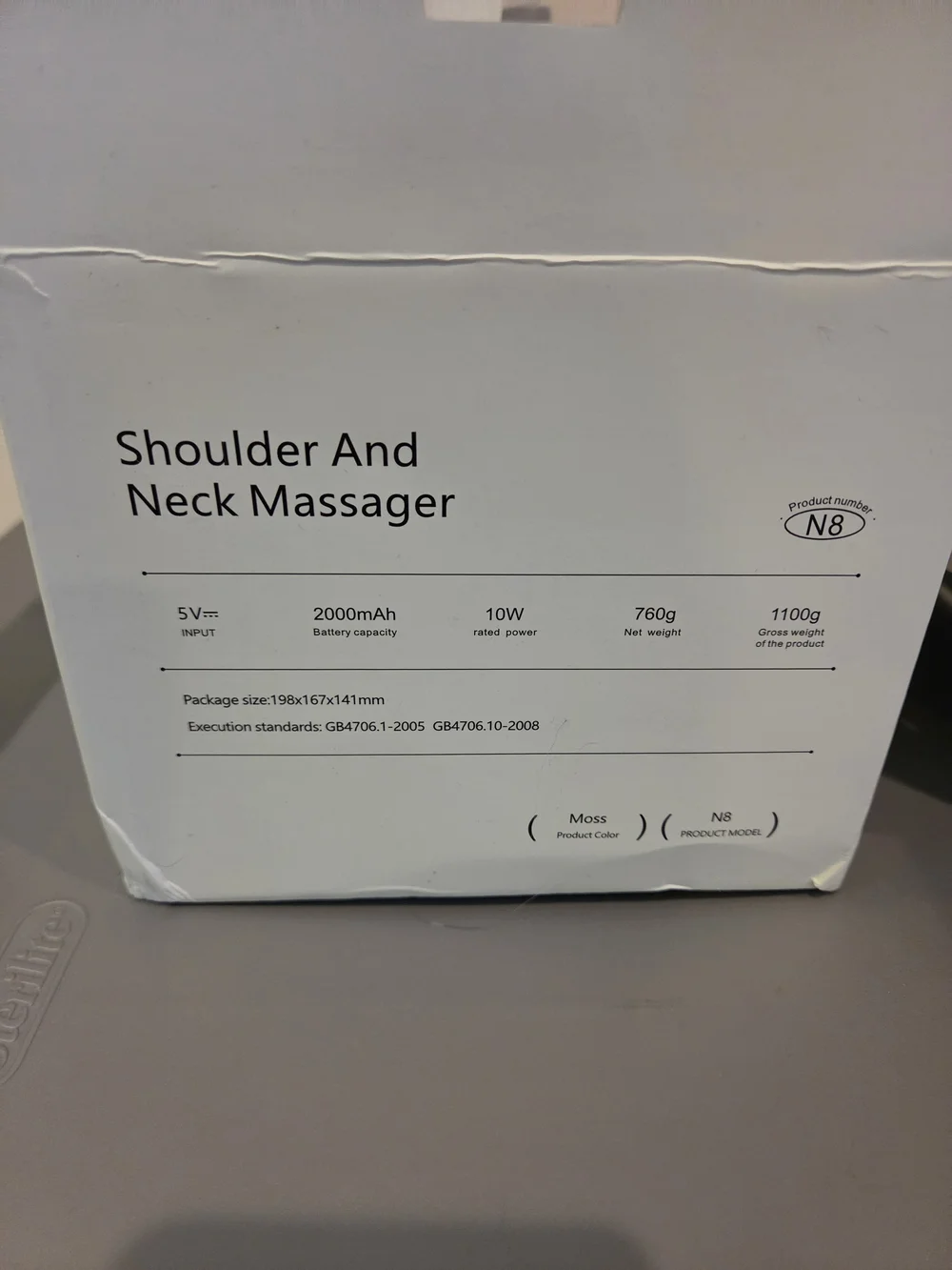 Portable Green Neck and Shoulder Massager - Handheld Relief - Picture 5 of 6